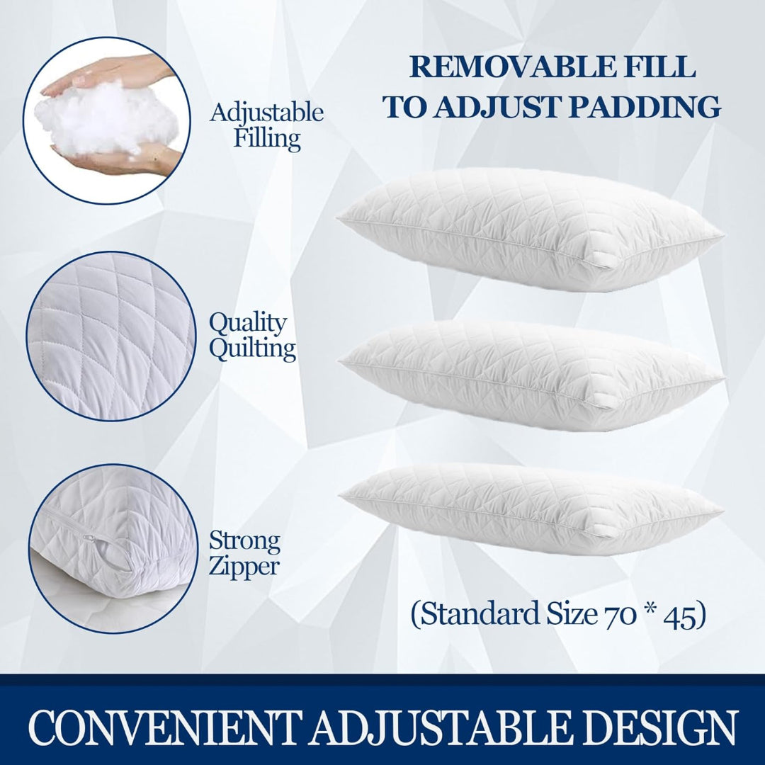 SnugShell™ Quilted Bed Pillows (Pack of 2)