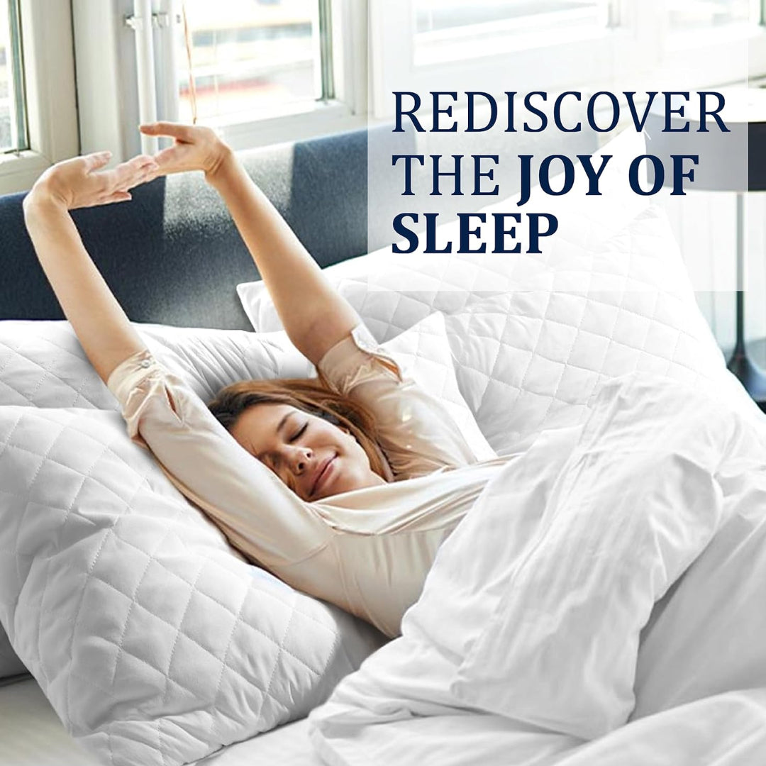 SnugShell™ Quilted Bed Pillows (Pack of 2)