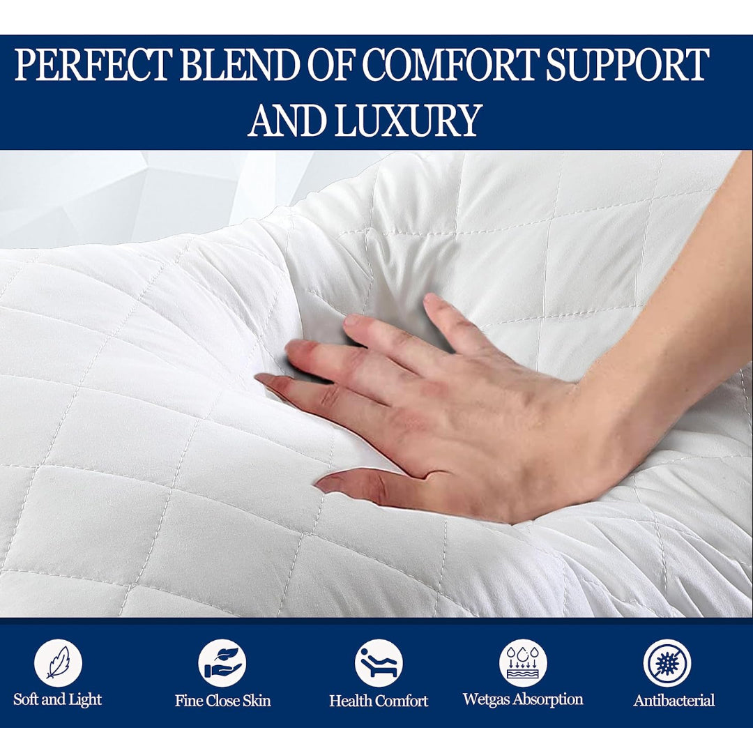 SnugShell™ Quilted Bed Pillows (Pack of 2)