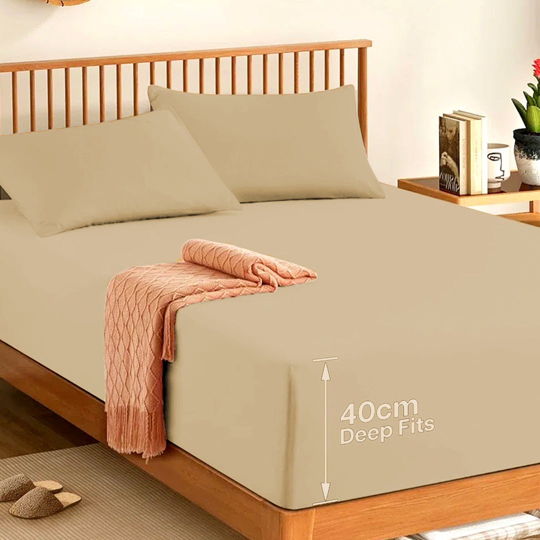 100% Egyptian Cotton Fitted Sheet