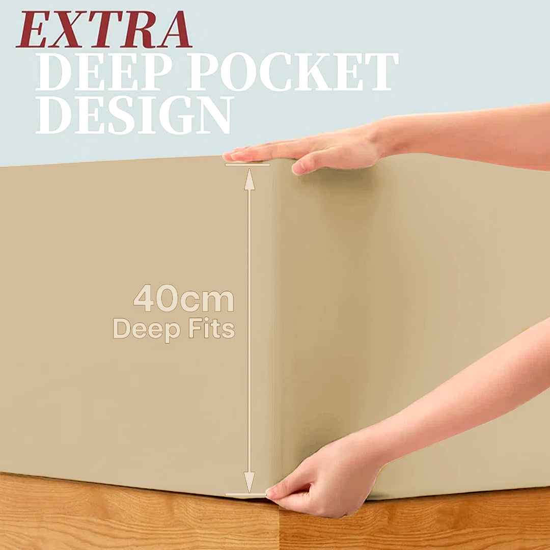 100% Egyptian Cotton Fitted Sheet